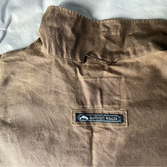 Nantucket Whaler Waxed Canvas Jacket Size Large - Picture 9 of 10
